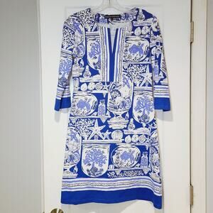 Barbara Erickson Slit Neck Resort Dress